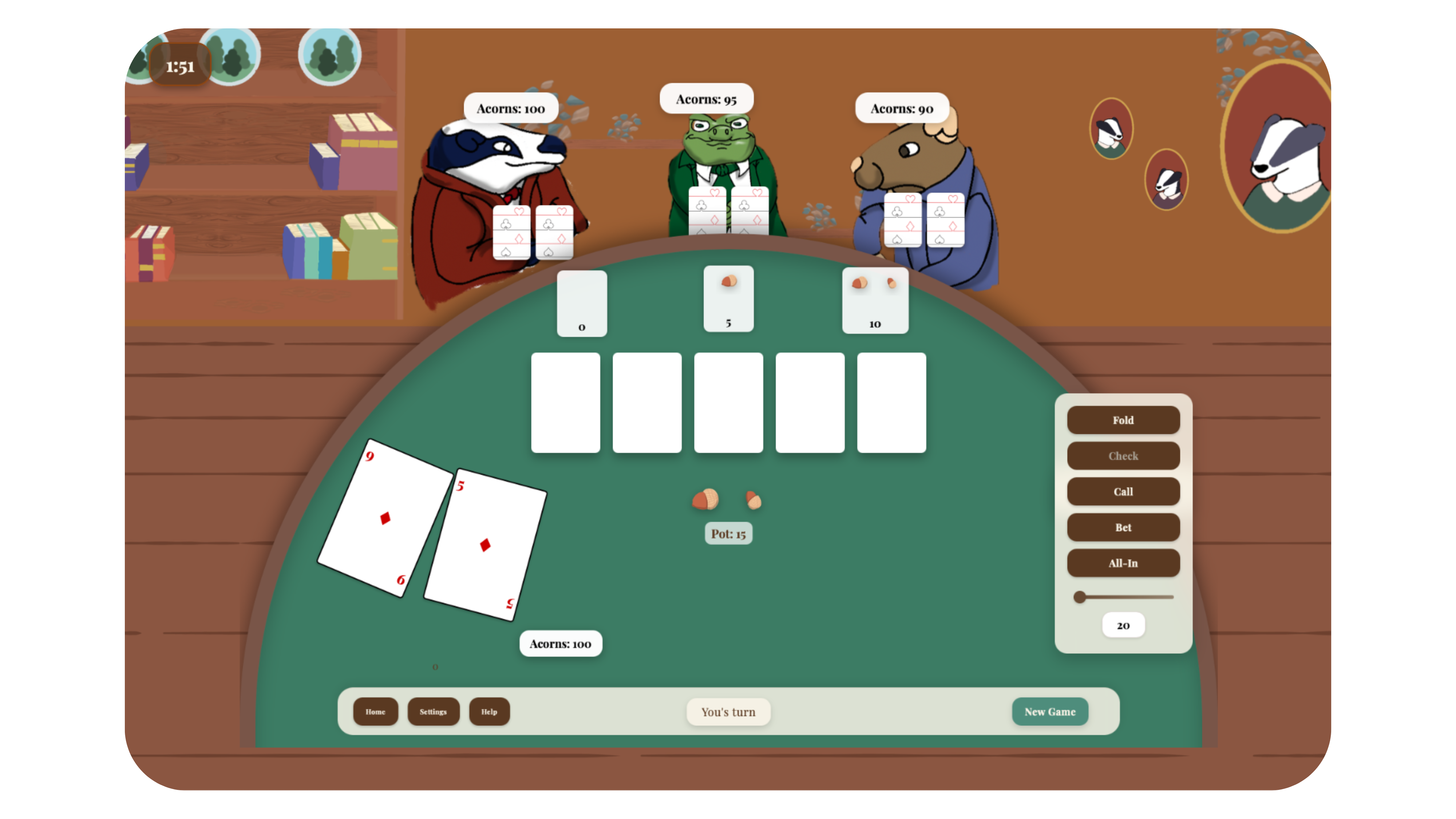 Burrow Game Screenshot